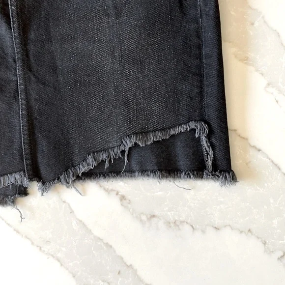&DENIM by H&M Skirt Distressed, Raw Hem 4 - Picture 5 of 6